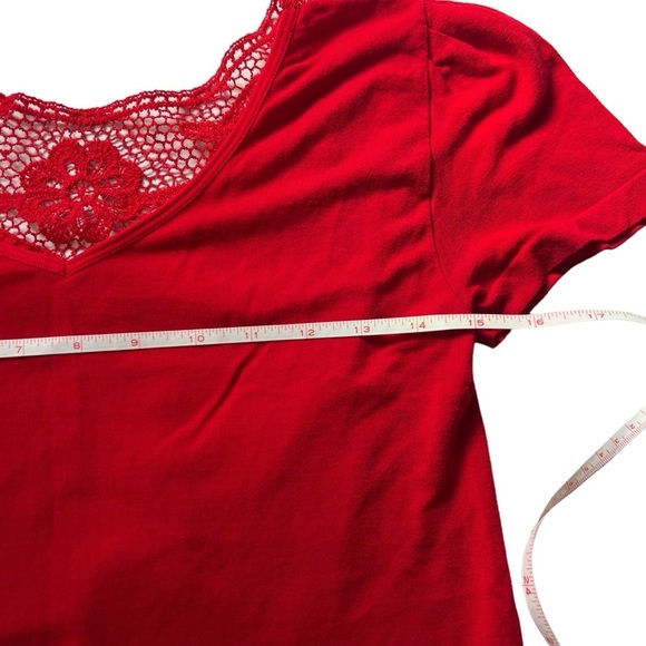 Yitong - Womens Red Knit Open Back Top Sz. Sm/Md. - Picture 2 of 8